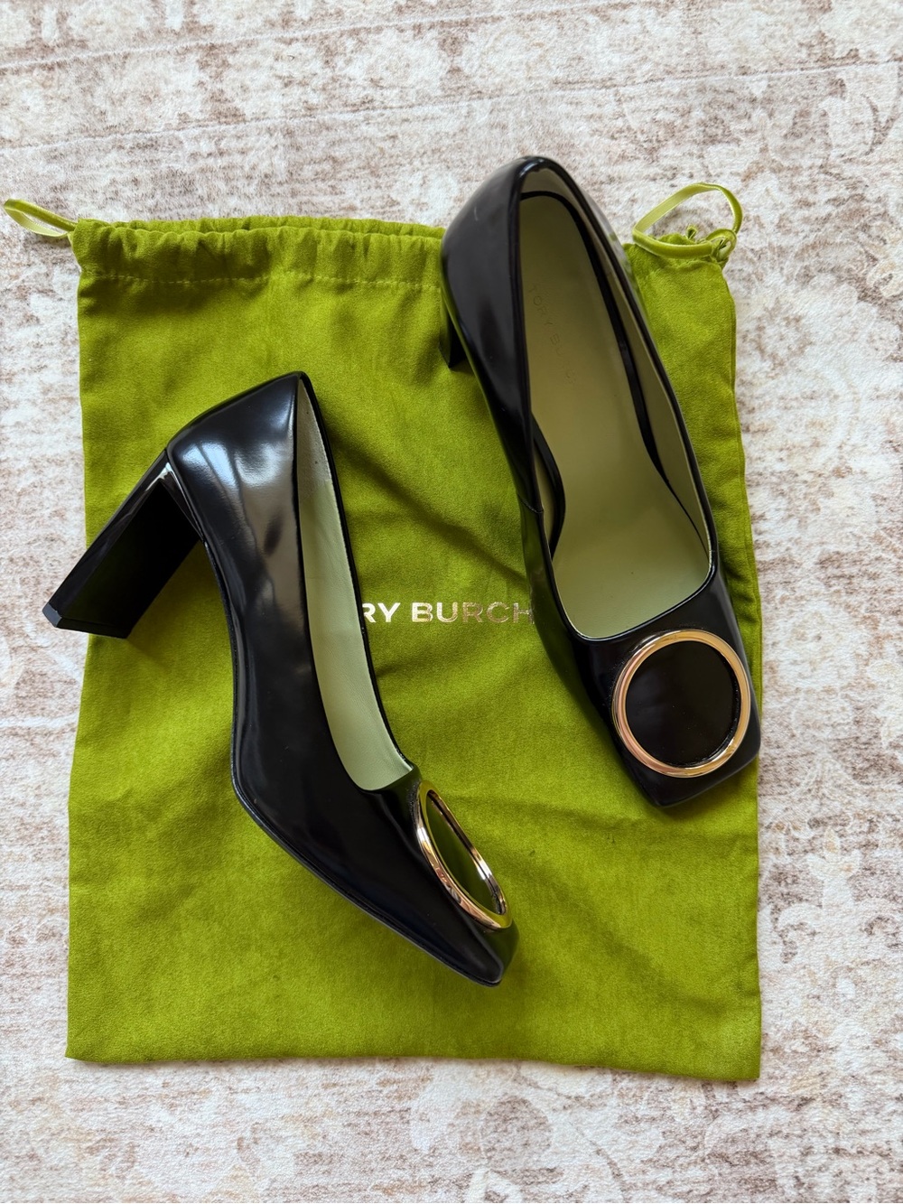 Tory Burch Black Ring Pump